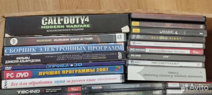 Диски кино игры кейс