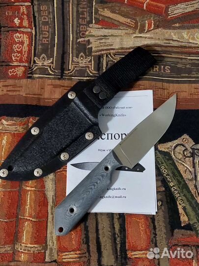 Нож WorkingKnife WK 4 Elmax Матовая Полировка