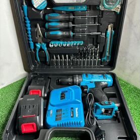 Шуруповерт Makita 26V с набором инструментов