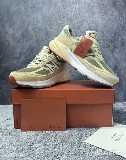 Мужские Кроссовки Loro Piano New Balance NB990 V6