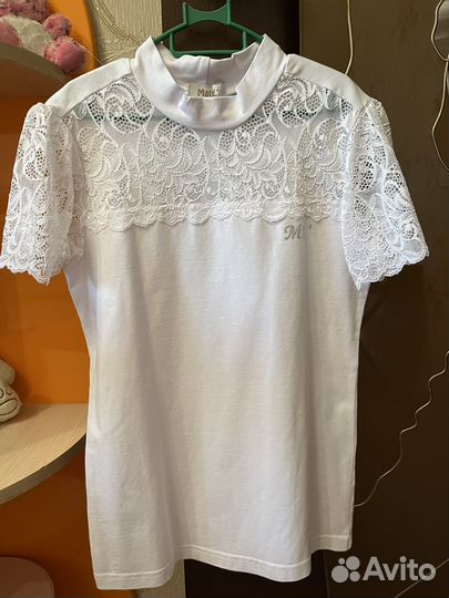 Блузка школьная новая 146