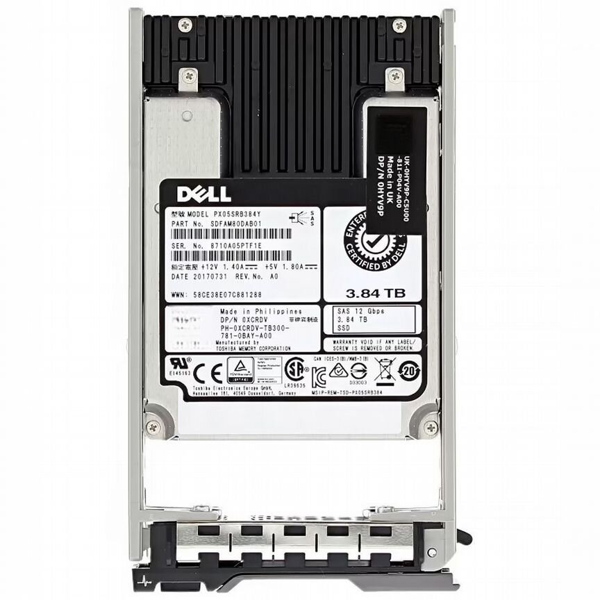 [0XCRDV] Жесткий Диск Dell Xcrdv 3.84tb Sas 2,5" Ssd 0xcrdv