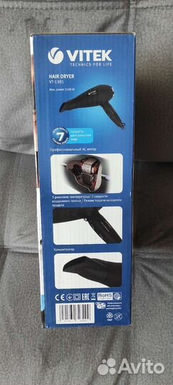 Фен Vitek-1301 новый