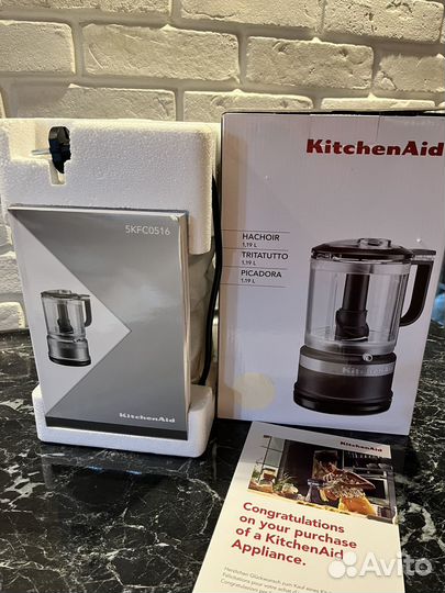 Kitchenaid миникухоный комбайн бежевый новый