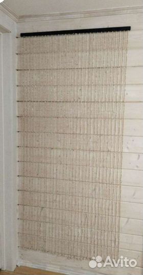 Штора декоративная деревянная