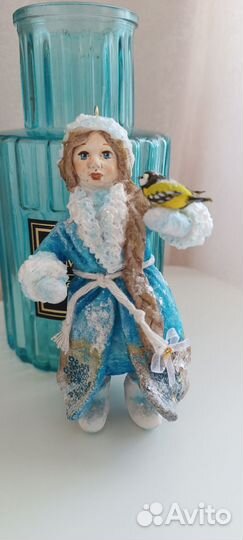 Ватные елочные игрушки