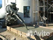 Доставка бетона миксером