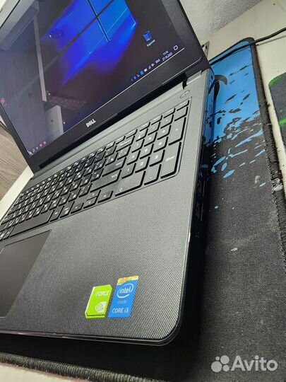 Dell intel i3 5005u, Nvidia 920m, Озу 6гб, SSD 500