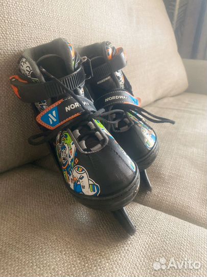 Коньки детские раздвижные 26-31 nordway