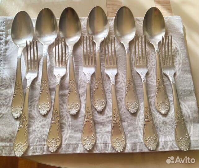 Столовые приборы СССР мельхиор