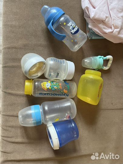 Детские товары бутылочки ниблер пеленки