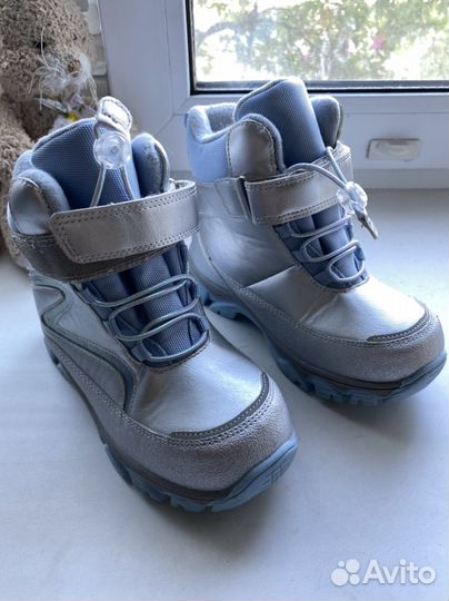 Зимние ботинки для девочки 30 размер новые