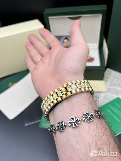 Часы rolex day date 36mm с камнями