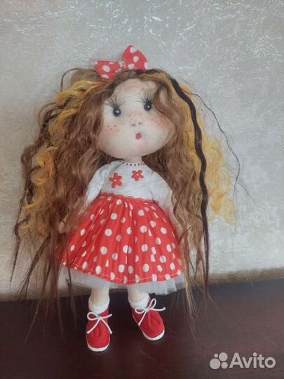 Текстильная кукла ручной работы