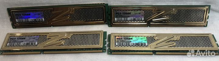 Оперативная память ddr3 OCZ3G13332GK 4*1 Gb