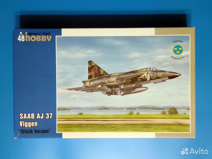 Сборная модель Saab AJ37 Viggen Special Hobby 1/48