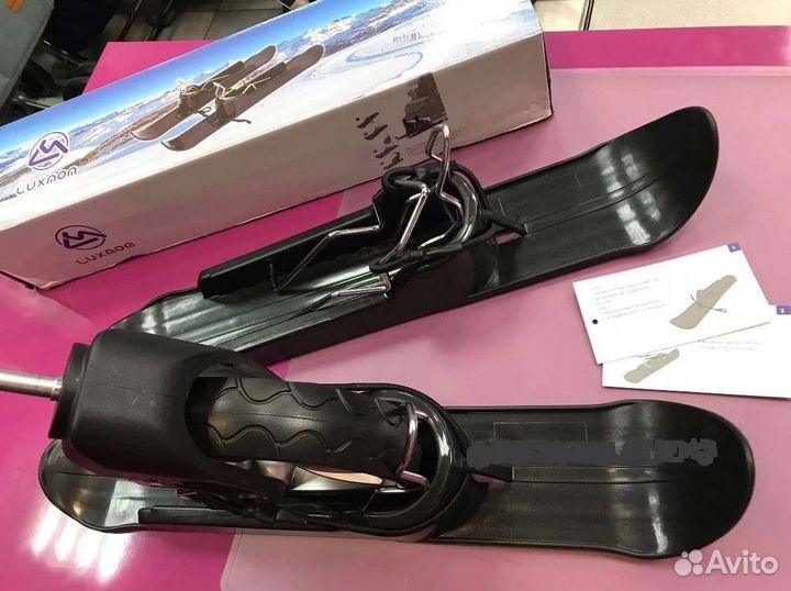 Новые лыжи на колёса коляски