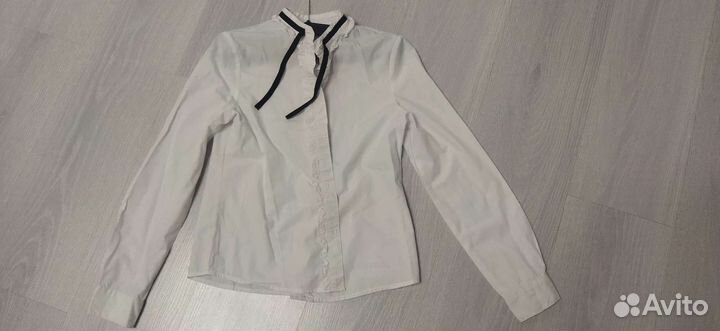 Блузка белая школьная