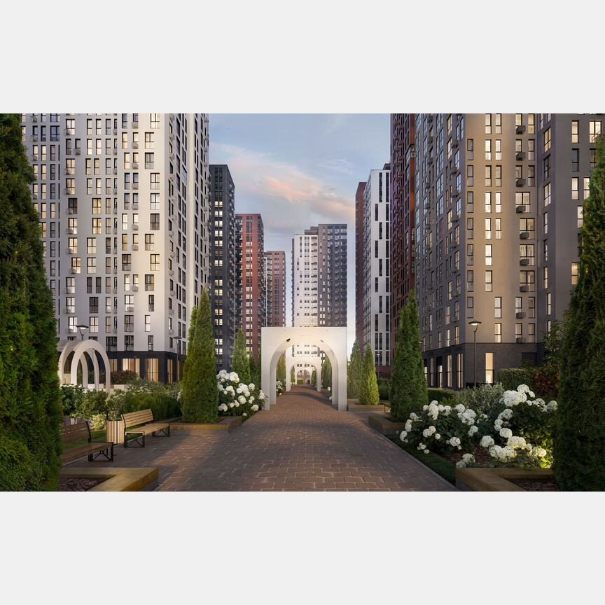 2-к. квартира, 54,1 м², 21/22 эт.