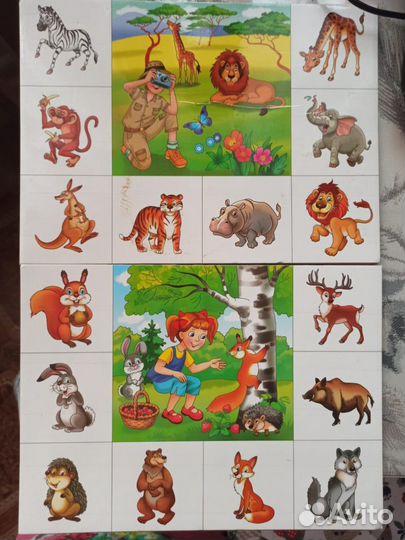 Лото Животные и Мой дом