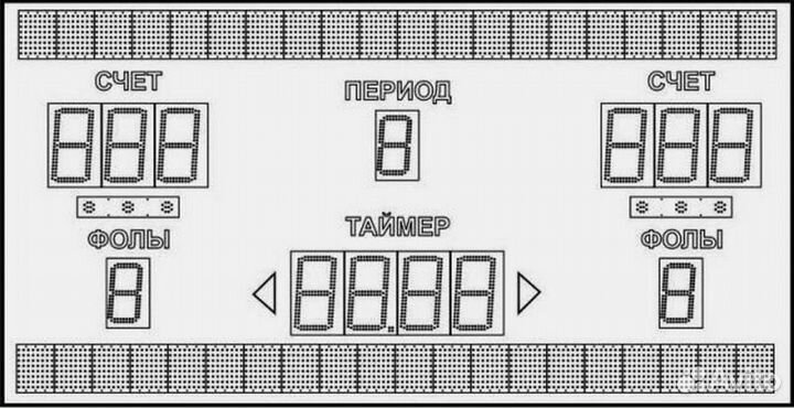 Табло баскетбольное электронное 1000.1