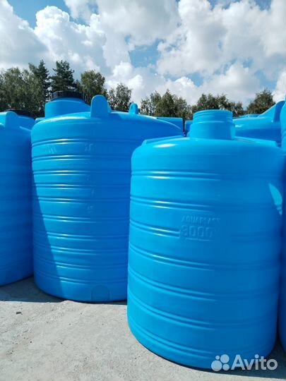 Бочка бак для воды пластиковый