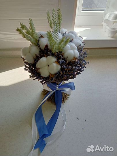 Букет сухоцветы на 1 сентября