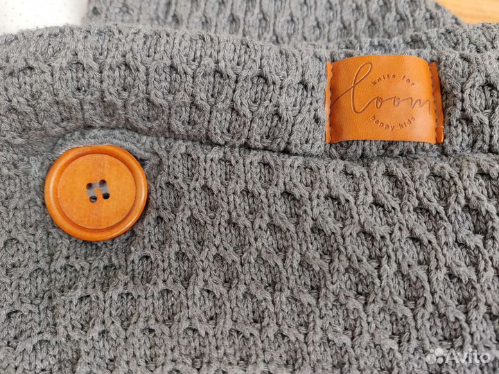 Конверт - плед на выписку зимний loom