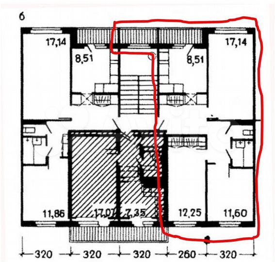3-к. квартира, 66,3 м², 2/5 эт.