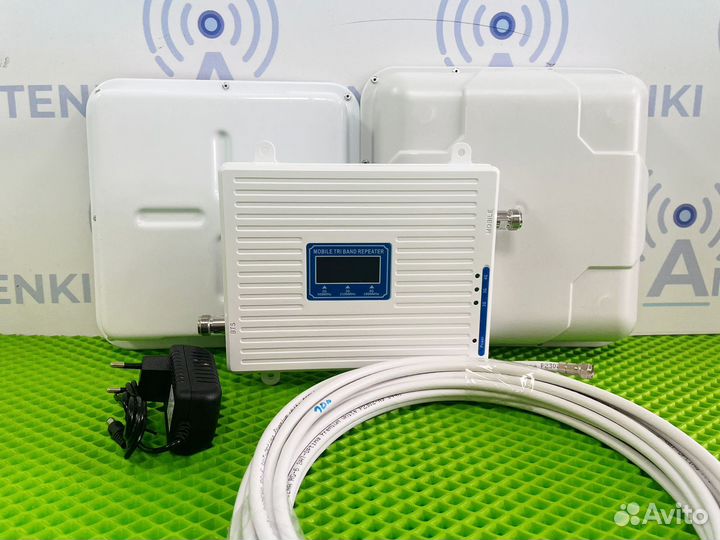 Комплект усилитель сотовой связи и интернета 4g