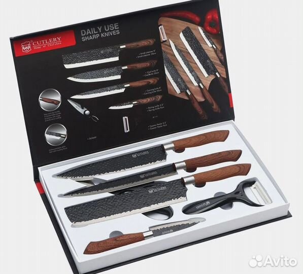 Набор кухонных ножей на подарок