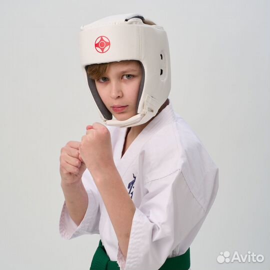 Шлем для карате открытого типа