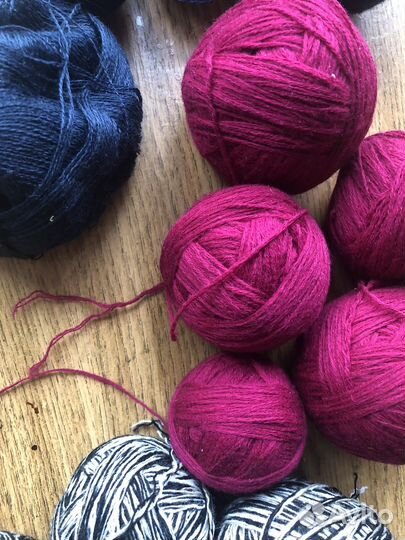 Чистошерстяная пряжа для вязания пакетом