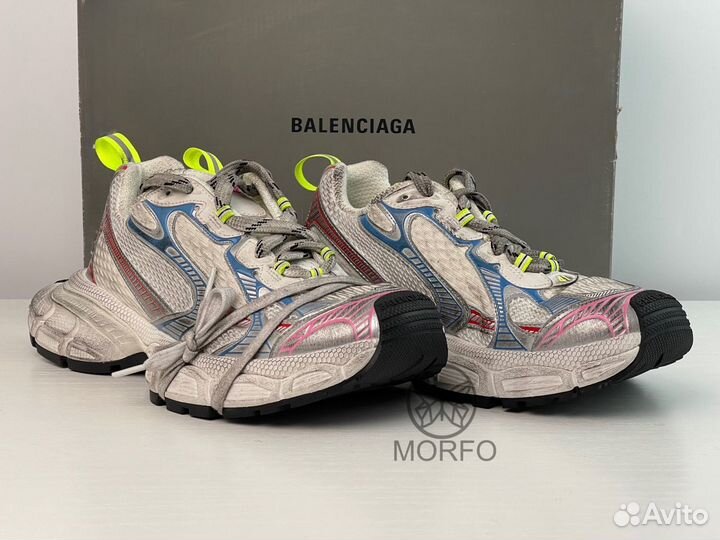 Balenciaga 3XL Sneaker Worn-Out - White Blue Red