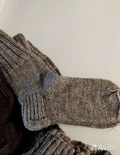 Носки вязаные ручной работы из шерсти