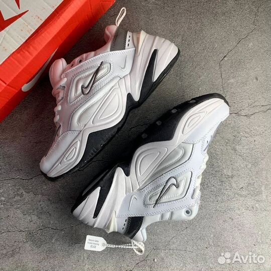 Кроссовки nike M2K tekno женские мужские белые