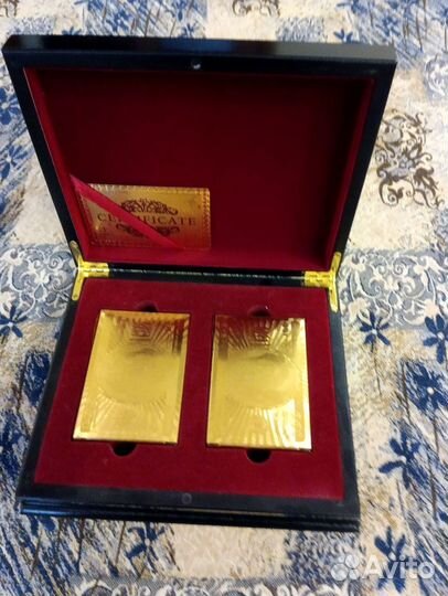 Карты игральные пластиковые