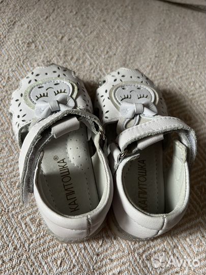 Сандалии для девочки 22 размер кожа