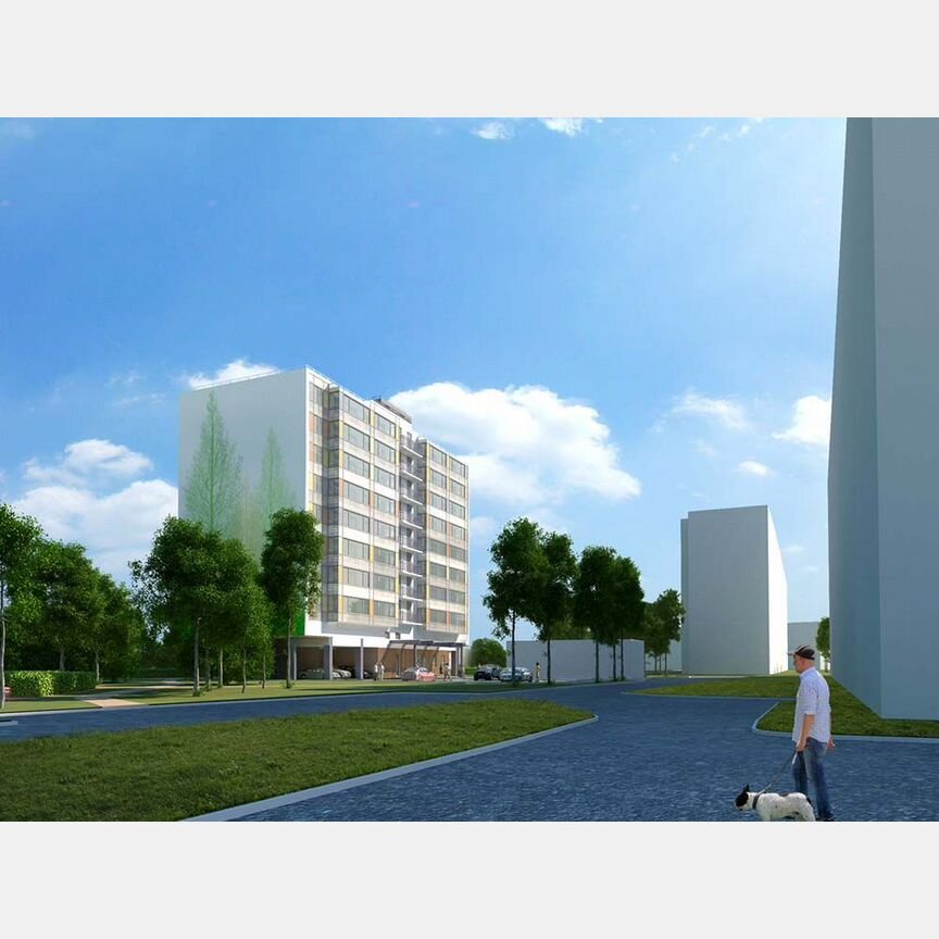 2-к. квартира, 60,8 м², 4/9 эт.