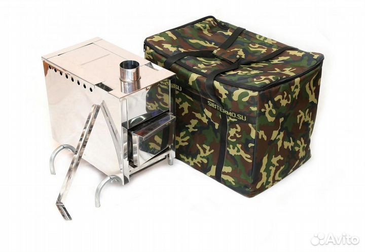 Печь походная для бани или палатки