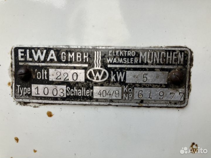 Электроплита Германия антиквариат