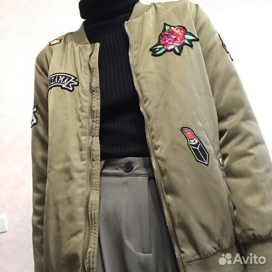 Бомбер для девочки 164