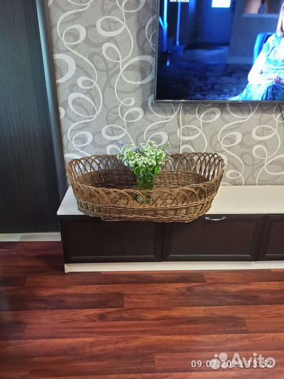 Кашпо плетеное