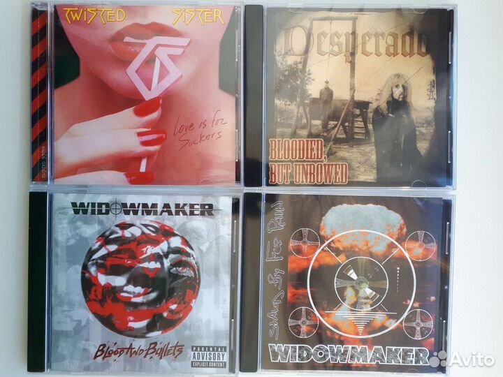 CD диски Twisted Sister, Y & T, Tygers Of Pan Tang