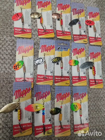 Блесна, вертушки, колебалки mepps