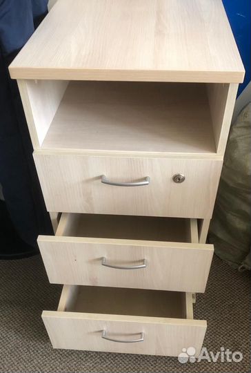 Тумба приставная светлая