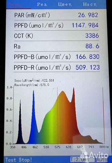 130 ватт qb600 Samsung Lm301h SL 660 Osram 4.24