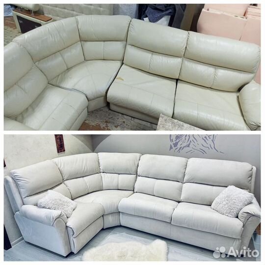 Перетяжка и ремонт мягкой мебели