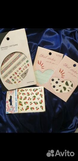 Стикеры наклейки украшения для ногтей маникюра