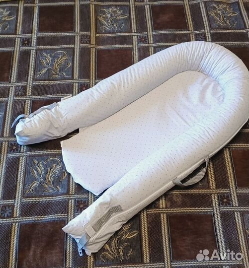 Кокон для новорожденных Dr.Hygge Светло-серый